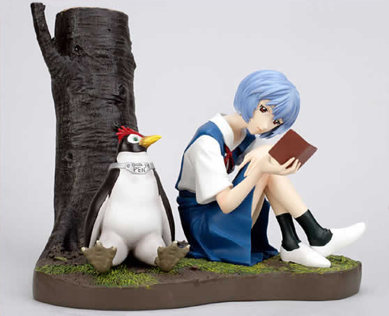 Ayanami Rei, PenPen, Shin Seiki Evangelion, New Line, Pre-Painted, 1/6, 4540498300085