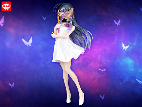 Kuroyukihime (Mysterious Observer), Accel World, SEGA, Pre-Painted