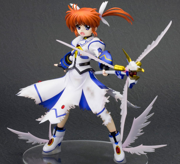 Takamachi Nanoha (-Zenryoku Zenkai-), Mahou Shoujo Lyrical Nanoha The Movie 1st, Kotobukiya, Pre-Painted, 1/8, 4934054782475