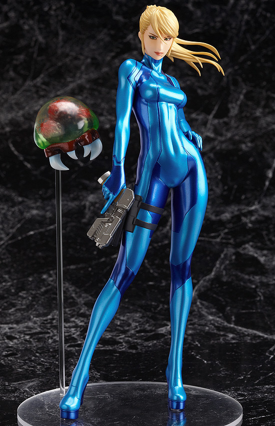 Baby Metroid, Samus Aran (Zero Suit), Metroid: Other M, Good Smile Company, Max Factory, Pre-Painted, 1/8, 4545784041420