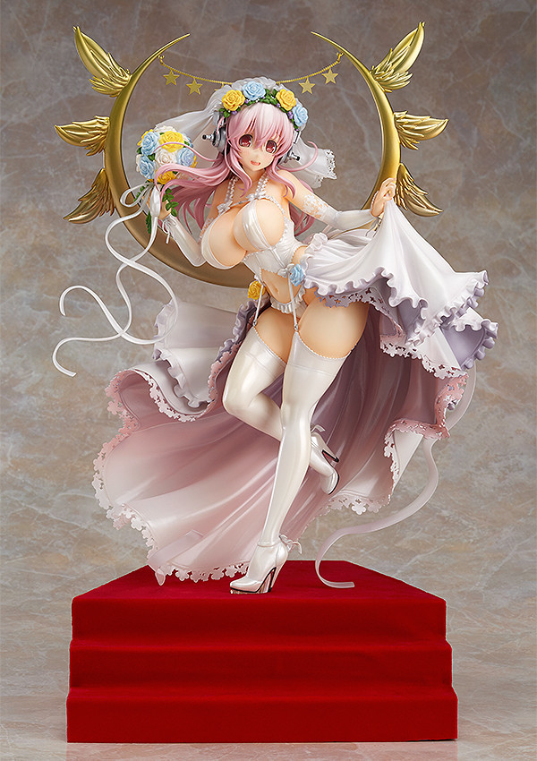Sonico (10th Anniversary Wedding), SoniComi (Super Sonico), Good Smile Company, Pre-Painted, 1/6, 4580416940030