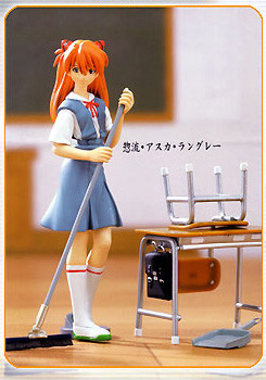 Souryuu Asuka Langley (Figure Set Cleaning Time), Shin Seiki Evangelion, SEGA, Pre-Painted
