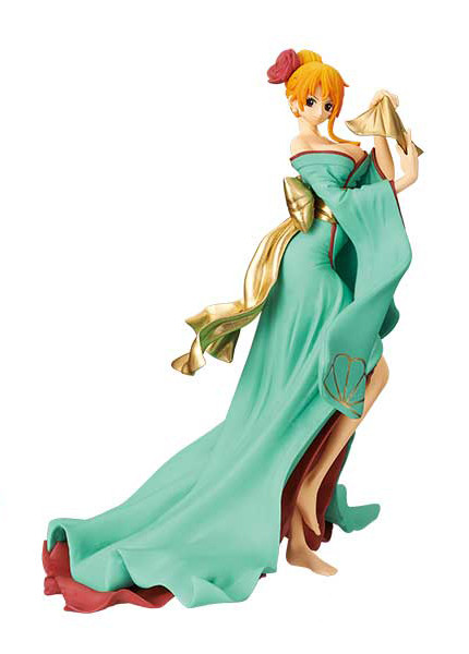 Nami (Green), One Piece, Banpresto, Pre-Painted