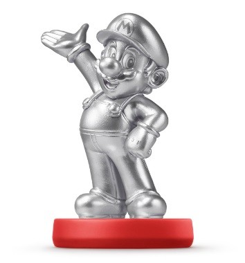 Mario (Silver), Super Mario Brothers, Nintendo, Pre-Painted