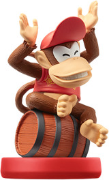 Diddy Kong, Super Mario Brothers, Nintendo, Pre-Painted, 4902370533545