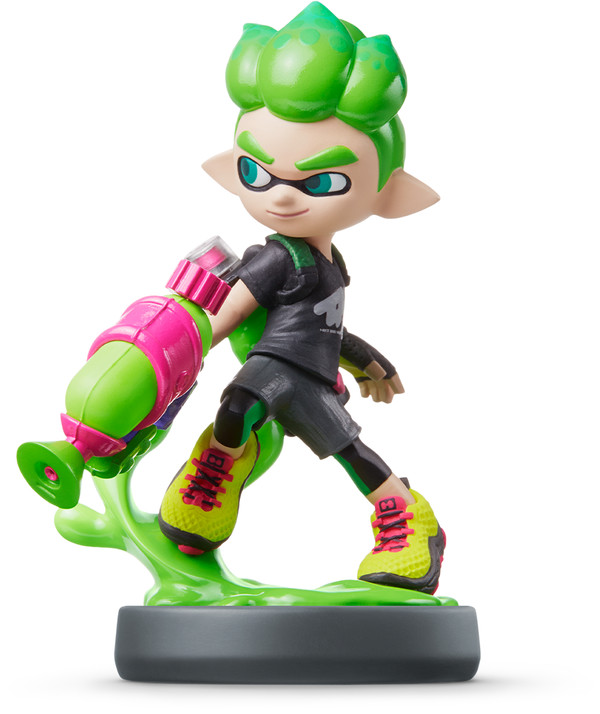 Inkling (Boy, Neon Green), Splatoon 2, Nintendo, Pre-Painted, 4902370536713