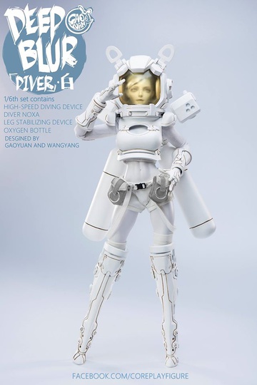 Deepblur Diver, Original Character, Coreplay, Action/Dolls, 1/6