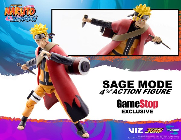 Uzumaki Naruto (sage mode), Naruto Shippuuden, Toynami, Action/Dolls, 1/18