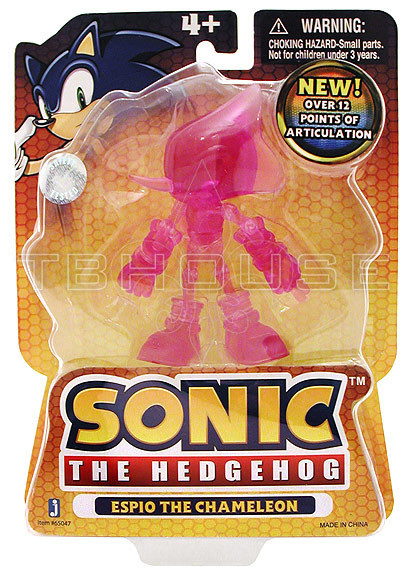 Espio the Chameleon (Clear Pink, Camouflage), Sonic The Hedgehog, Jazwares, Action/Dolls