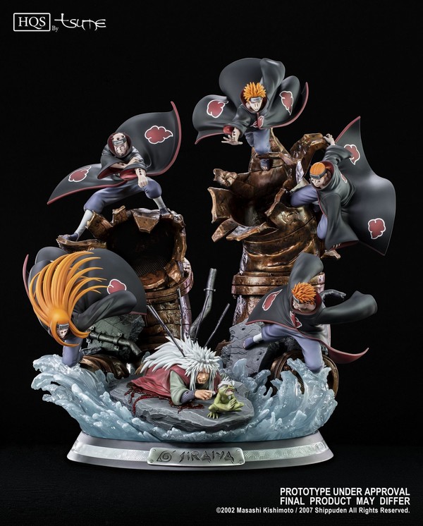 Jiraiya, Pain (One Last Heartbeat), Naruto Shippuuden, Tsume, Pre-Painted, 1/8