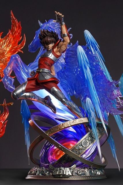 Pegasus Seiya, Saint Seiya, Queen Studios, Pre-Painted, 1/6