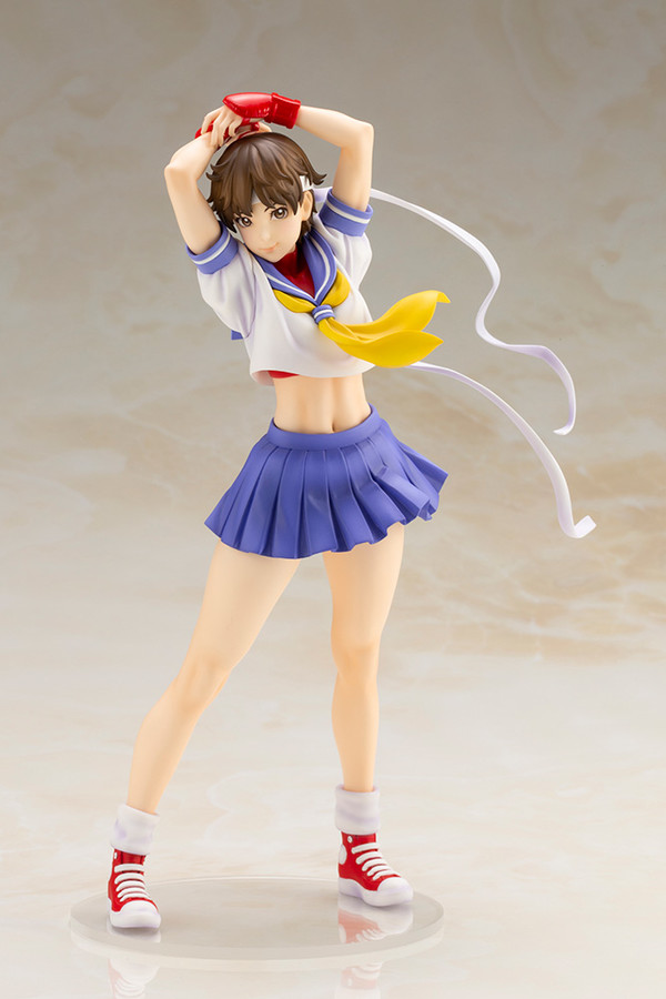 Kasugano Sakura, Street Fighter Zero 3, Kotobukiya, Pre-Painted, 1/7, 4934054007240