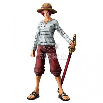 Shanks (DXF Figure Vol.0 Red-Haired), One Piece Film: Strong World - Episode 0, Banpresto, Pre-Painted
