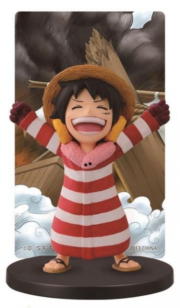 Luffy Monkey D., Kinemon (Monkey D. Luffy Card Stand Figure), One Piece, Banpresto, Pre-Painted