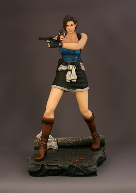 Jill Valentine, Biohazard, Hollywood Collectible Group, Pre-Painted, 1/6