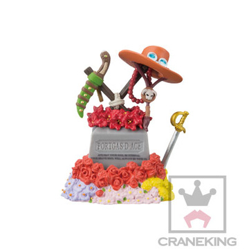 Ace Portgas D. (One Piece World Collectable Figure -History of Ace- Tombstone Memorial), One Piece, Banpresto, Pre-Painted