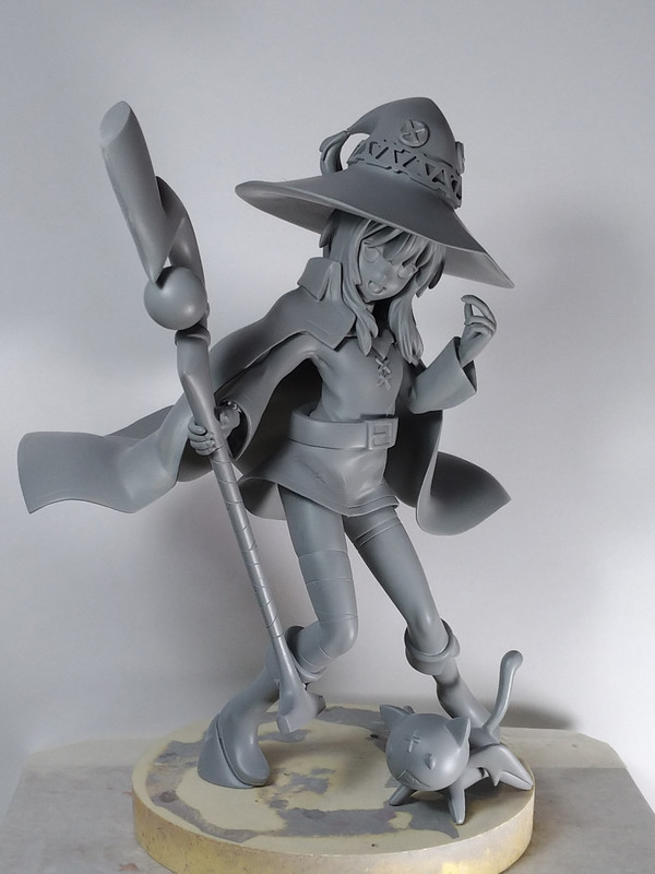 Chomusuke, Megumin, Kono Subarashii Sekai Ni Shukufuku O! 2, Genesis, Pre-Painted, 1/8