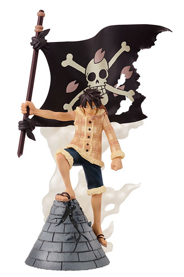 Luffy Monkey D. (Monkey D. Luffy Sepia Color), One Piece, Banpresto, Pre-Painted