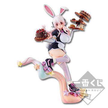 Sonico (Ichiban Kuji Super Future ☆ Waitress Super Future☆Waitress Chocolate Color), Nitro Super Sonic, Super Sonico The Animation, Banpresto, Pre-Painted