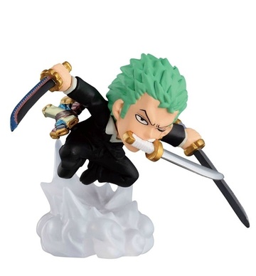 Zoro Roronoa (Roronoa Zoro Desktop Figure), One Piece, Banpresto, Pre-Painted