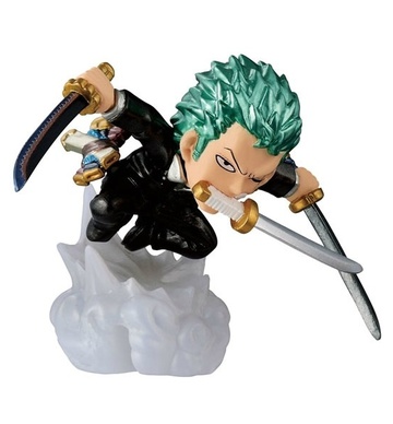 Zoro Roronoa (Roronoa Zoro Shiny Color Desktop Figure), One Piece, Banpresto, Pre-Painted