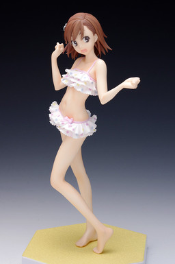 Misaka Mikoto (Dengekiya Exclusive, Swimsuit), To Aru Kagaku No Railgun, Wave, Pre-Painted, 1/10