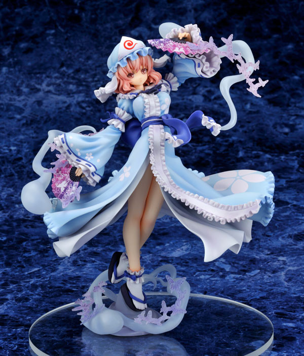 Saigyouzi Yuyuko, Touhou Project, Ques Q, Pre-Painted, 1/8, 4560393840608
