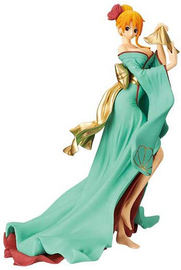 Nami (Green), One Piece, Banpresto, Pre-Painted