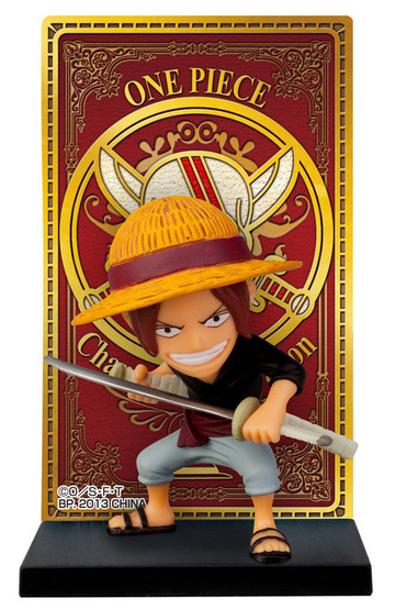 Shanks (Card Stand Figure), One Piece, Banpresto, Pre-Painted