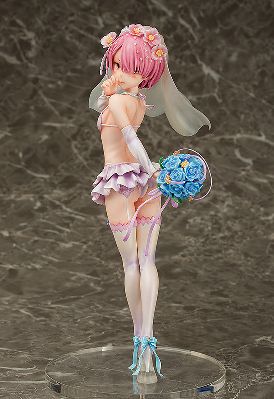 Ram (Wedding), Re:Zero Kara Hajimeru Isekai Seikatsu, Phat Company, Pre-Painted, 1/7, 4589496589573