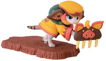 Airou (Otomo Card Stand Figure), Monster Hunter 4, Banpresto, Pre-Painted