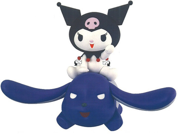 Kuromi, Baku (Kuromi and Baku), Onegai My Melody, Banpresto, Pre-Painted, 1/2