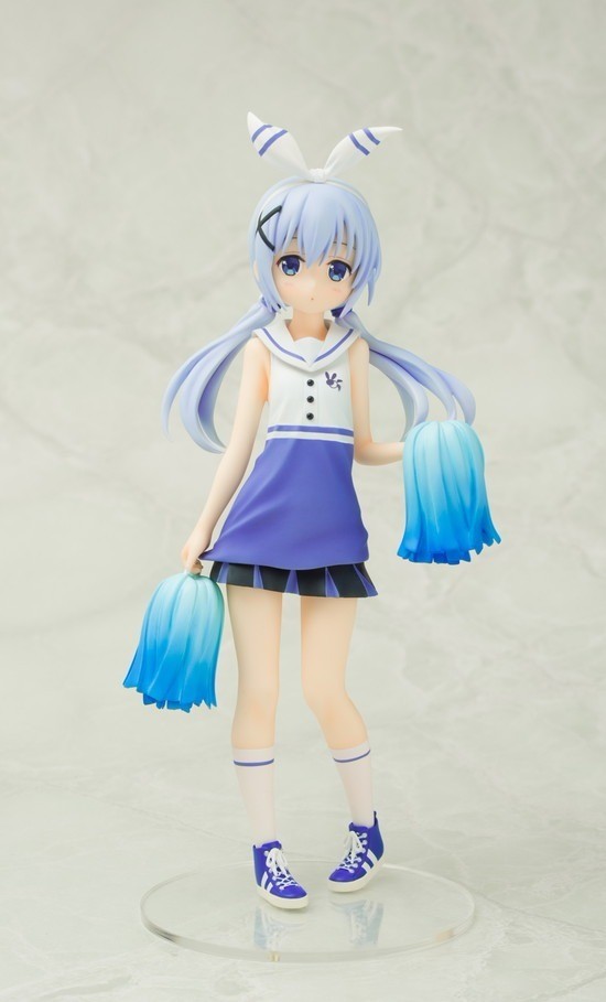 Kafuu Chino (Cheer Girl), Gochuumon Wa Usagi Desu Ka??, Toy's Works, Chara-Ani, Pre-Painted, 1/7, 4546098083205