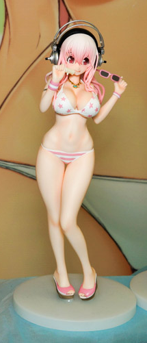 Sonico (Summer Beach Strawberry macaron Swimsuit), Nitro Super Sonic, Super Sonico The Animation, Taito, Pre-Painted