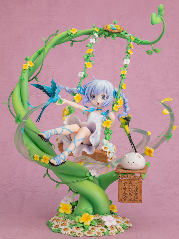 Kafuu Chino, Tippy (Ohana no Buranko), Gochuumon Wa Usagi Desu Ka??, FuRyu, Pre-Painted, 1/7, 4589584951145