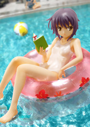 Nagato Yuki (Swimsuit), Suzumiya Haruhi No Yuuutsu, NyanTYPE, Pre-Painted, 1/7