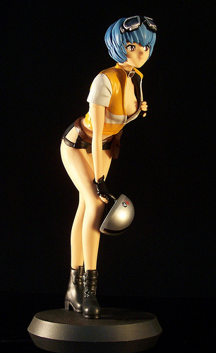 Rei Ayanami (EX Motor Riders Figure), Neon Genesis Evangelion, SEGA, Pre-Painted, 1/8