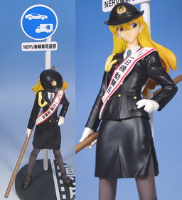 Asuka Langley Soryu (Soryu Asuka Langley Tokyo-3 Police (Black)), Neon Genesis Evangelion, SEGA, Pre-Painted