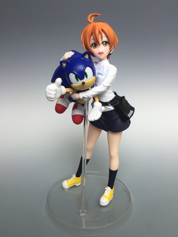 Rin Hoshizora, Sonic The Hedgehog (Hoshizora Rin & Sonic), Love Live! School Idol Project, Sonic The Hedgehog, SEGA, Pre-Painted