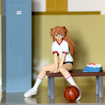 Asuka Langley Soryu (Soryu Asuka Langley Figure Set Club Activities), Neon Genesis Evangelion, SEGA, Pre-Painted