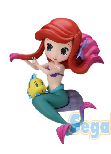 Ariel, Flounder (PM Figure Ariel), The Little Mermaid, SEGA, Pre-Painted