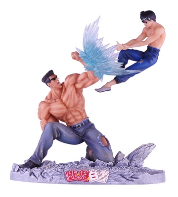 Younger Toguro, Yusuke Urameshi (Yu Yu Hakusho Yusuke vs Younger Toguro Fierce Battle Figure), Yu Yu Hakusho, Alphamax, Pre-Painted