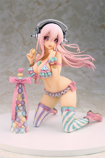 Sonico (Super with Macaron Tower), Super Sonico The Animation, Alphamax, Pre-Painted, 1/7