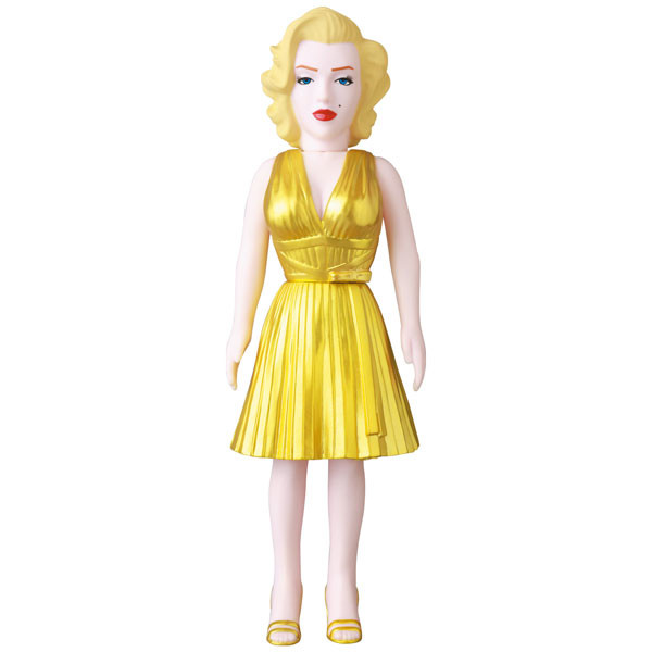 Marilyn Monroe (Gold), Medicom Toy, Pre-Painted, 4530956213675