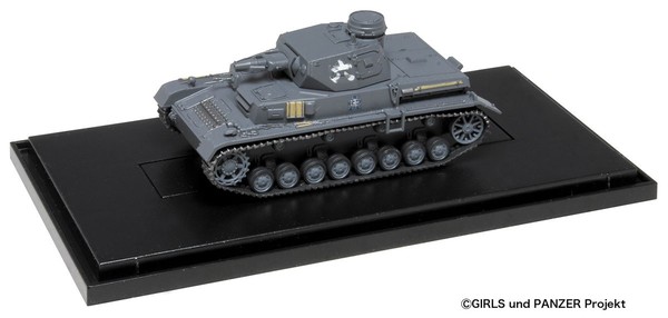 Panzerkampfwagen IV Ausf D (Ankou Team [at the time of discovery]), Girls Und Panzer, Platz, Dragon, Pre-Painted, 1/72, 4545782057386