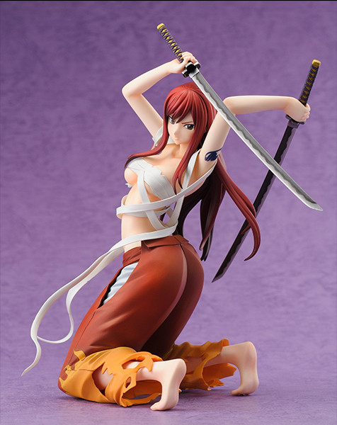 Erza Scarlet (Hakama), Fairy Tail, Amakuni, Hobby Japan, Pre-Painted, 1/8, 4981932506845