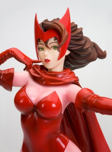 Wanda Maximoff (Scarlet Witch), Mighty Avengers, Kotobukiya, Pre-Painted, 1/8