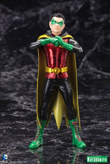 Robin ((Damian Wayne)), Batman, Kotobukiya, Pre-Painted, 1/10
