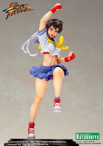 Sakura Kasugano (Kasugano Sakura), Street Fighter, Kotobukiya, Pre-Painted, 1/7
