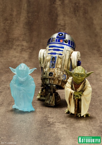 Yoda, R2-D2 (Yoda & R2-D2 Dagobah), Star Wars, Kotobukiya, Pre-Painted, 1/10